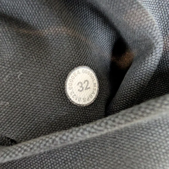 Lululemon ABC Utilitech Pants Mens 32 Black Stretch Canvas M5ABPS FITS LIKE SLIM - Picture 3 of 10